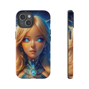 Fantasy Blue-Eyed Princess Phone Case, Personalize Your iPhone, Samsung Galaxy, and Google Pixel Devices