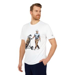 adidas® Unisex Sport T-shirt, Golfing Graphic, Comfortable and Stylish